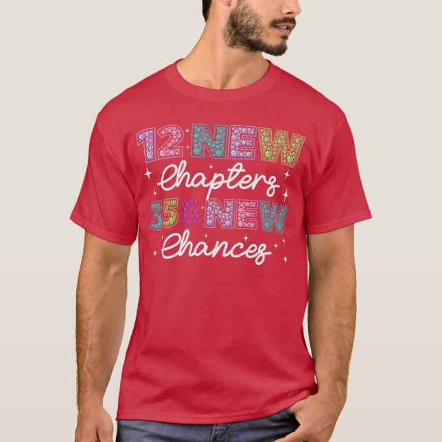 Camiseta 12 New Chapters 365 New Chances Happy New Year 202 (Frente)