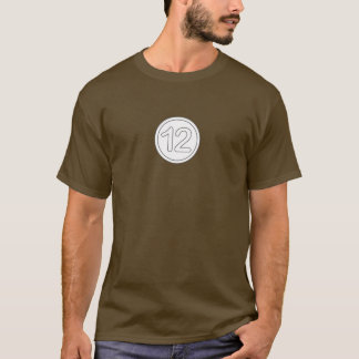 Camiseta 12! O t-shirt do ícone 12seconds