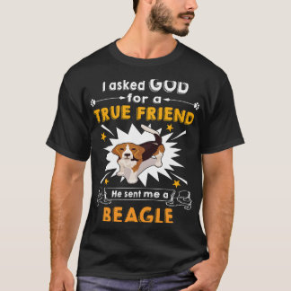 Camiseta 12 Perguntou A Deus Um Beagle