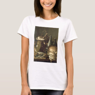 Camiseta 131-0058519/1 ainda vida com peixes, alho-porros e