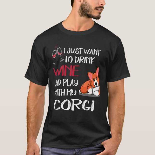 Camiseta 136 Quero Apenas Beber Vinho (Frente)
