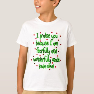 Camiseta 139:14 do salmo