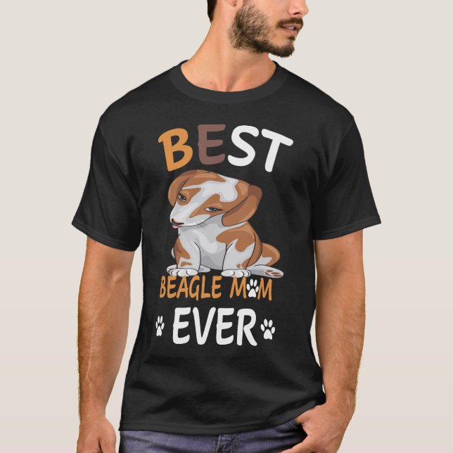 Camiseta 139 Melhor Beagle Mãe De Sempre (Frente)