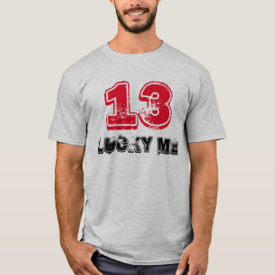 Camiseta "13 afortunados mim" t-shirt