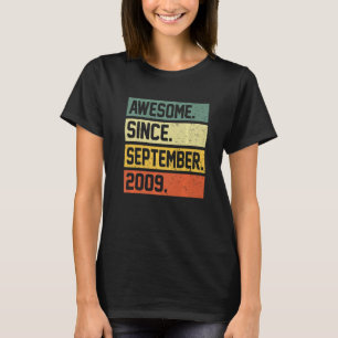 Camiseta 13 Aniversário De 13 Anos De Idade Incrível Desde