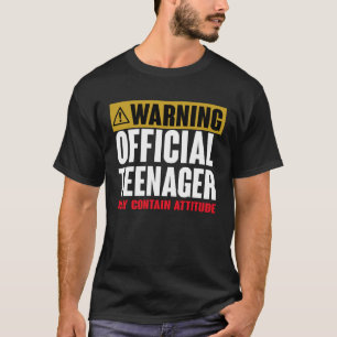 Camiseta 13 Aniversário Oficial Adolescente Menino 13 Anos