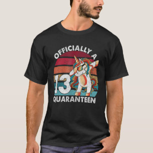Camiseta 13 Aniversário Oficialmente um Triquanteen Adolesc