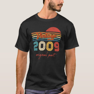 Camiseta 13 Aniversário Vintage 2009 Original Parte 13 Ano 