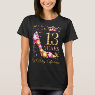 Camiseta 13 Anos De Estar Incrível Aos 13 Anos De 13 Birthd