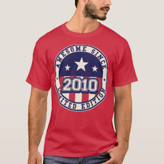 Camiseta 13 Anos De Idade Incrível Desde O Aniversário De 1