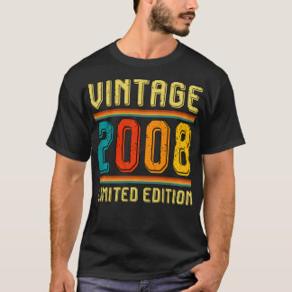 Camiseta 13 Anos De Idade Para Homens Mulheres Retro Vintag