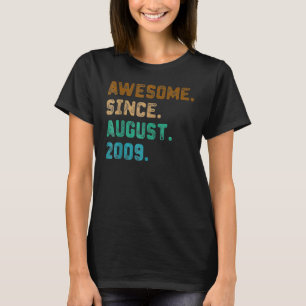Camiseta 13 anos é incrível desde agosto de 2009 13
