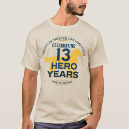 Camiseta 13 Anos Heróis - Luz