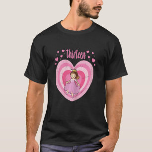 Camiseta 13 anos, Princesa Bestiça Bestial 13 B Dia