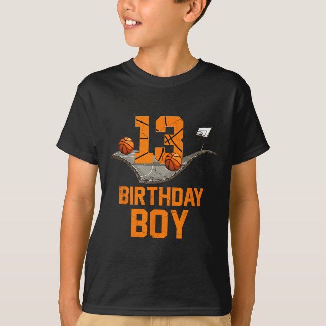 Camiseta 13 Birthday Basball Jersey 13 Anos (Frente)