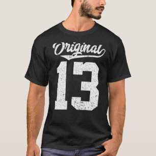 Camiseta 13 Birthday e Original treze