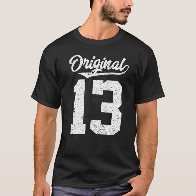 Camiseta 13 Birthday e Original treze (Frente)