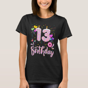 Camiseta 13 Birthday Girl Tee 13 Anos 
