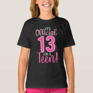 Camiseta 13 Birthday Girls 13 Anos Adolescentes
