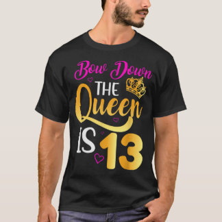 Camiseta 13 Birthday Girls 13 Anos Oficial Teenager Bir