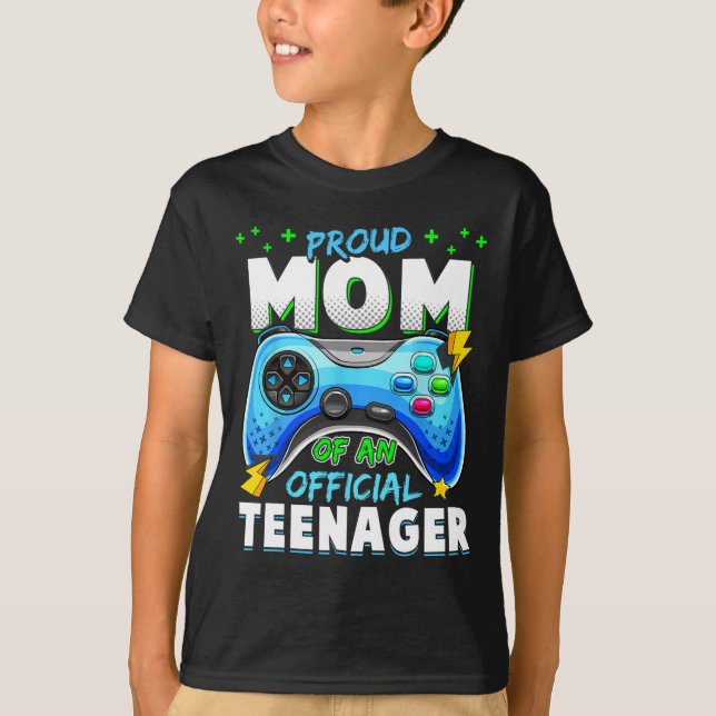 Camiseta 13 Birthday Orud Mãe Adolescente Oficial Vídeo Ga (Frente)