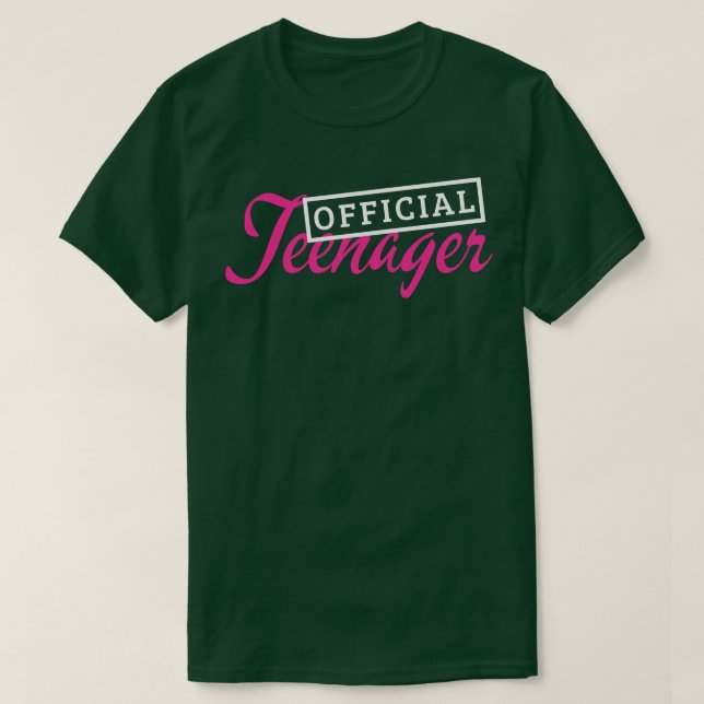 Camiseta 13 Birthday Teenager 13 Anos (Frente do Design)