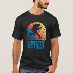 Camiseta 13 de Aniversário de 13 Anos Aniversário Guitarra