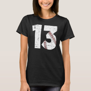 Camiseta 13 de Aniversário de Menino ou Rapariga, 13 Anos,