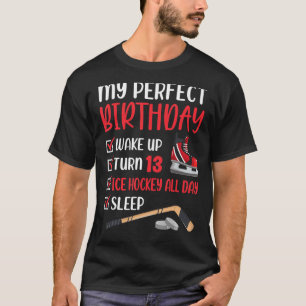 Camiseta 13 De Hóquei No Gelo De 13 Anos Bda