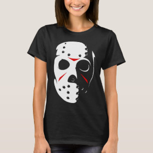 Camiseta 13 de Sexta-Feira de Hockey de Jason Hockey Mask