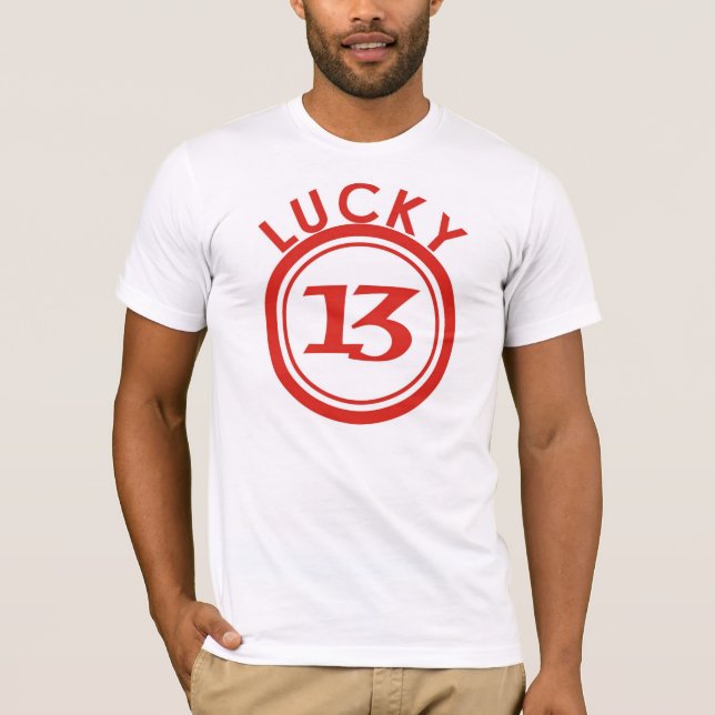 Camiseta 13 é o número da sorte (Frente)