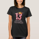 Camiseta 13 Years Old Gifts 13 Official Teenager 13Th Birth<br><div class="desc">13 Years Old Gifts 13 Official Teenager 13th Birthday Girls</div>