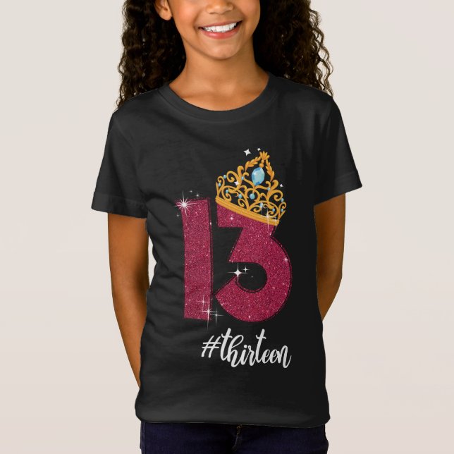 Camiseta 13 Years Old Official Teenager 13th Birthday Gift (Frente)