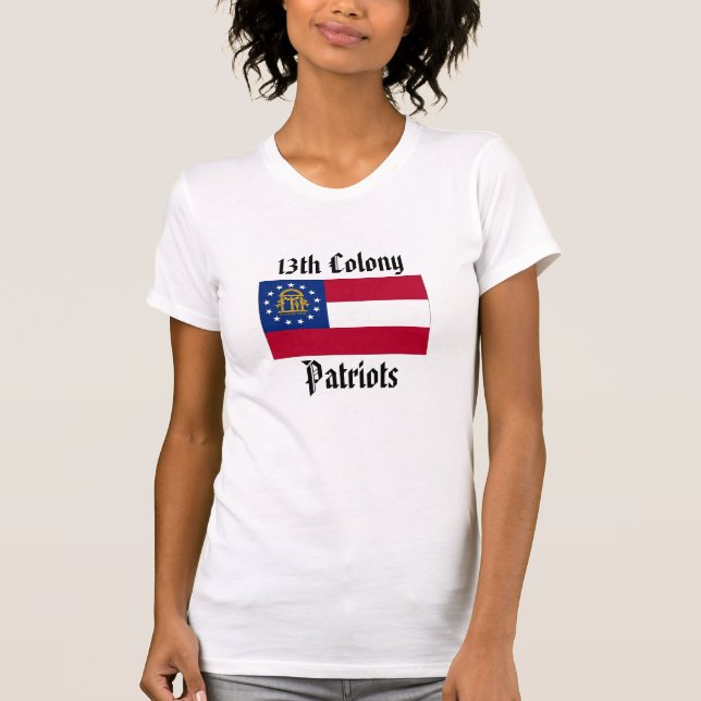 Camiseta 13o Patriotas da colônia - o congresso mantem (Frente)
