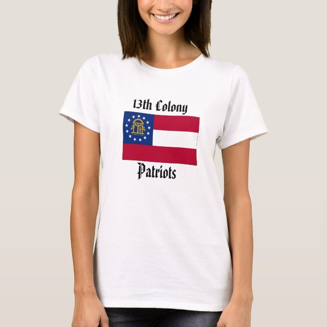Camiseta 13o Patriotas da colônia - senhoras cabidas (Frente)
