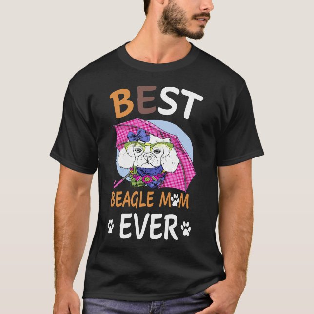 Camiseta 141 Melhor Beagle Mãe De Sempre (Frente)