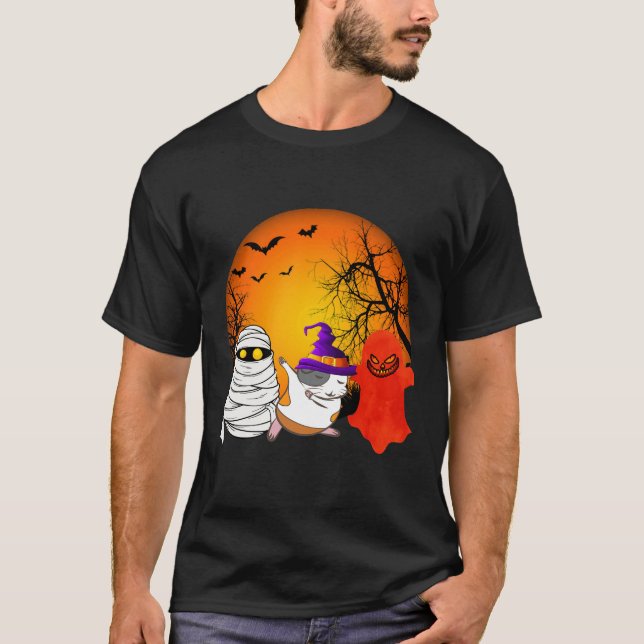 Camiseta 149 Abóbora do Dia das Bruxas na Guiné (Frente)