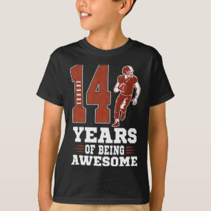Camiseta 14 Anos De Ser Um 14 De Aniversário Incrível