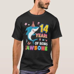 Camiseta 14 Anos De Seres O Velho E Espetacular Tubarão 14