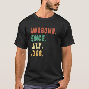 Camiseta 14 anos é incrível desde julho de 2008 14