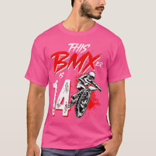Camiseta 14 Birthday Boy Bmx Festa de aniversário Decoraçõe