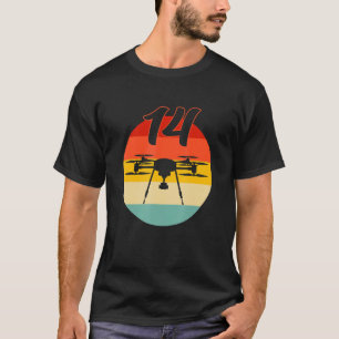 Camiseta 14 Birthday - Drones Do Controle Remoto Retroativo