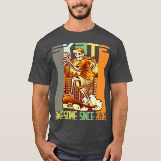 Camiseta 14 Birthday Skateboard Lovers Skater Sin Incrível