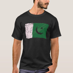 Camiseta 14 de agosto Dia da Independência Paquistão Bandei