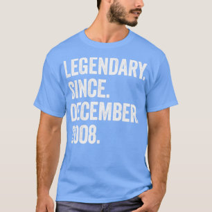 Camiseta 14 de Aniversário de 14 anos de dezembro de 20084