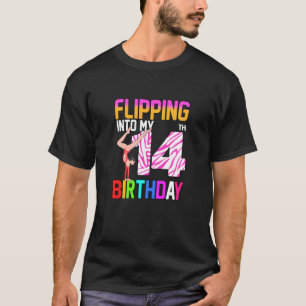 Camiseta 14 de ginástica Aniversário Catorze 14 anos ginast