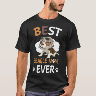 Camiseta 14 Melhor Beagle Mãe De Sempre
