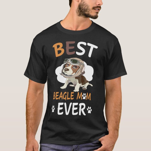 Camiseta 14 Melhor Beagle Mãe De Sempre (Frente)
