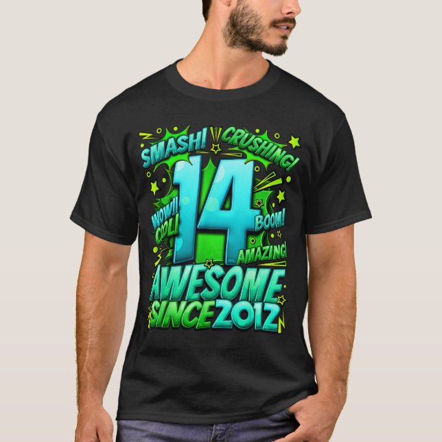 Camiseta 14 Year Old For Boys 14th Birthday Boy 14 Year Old (Frente)