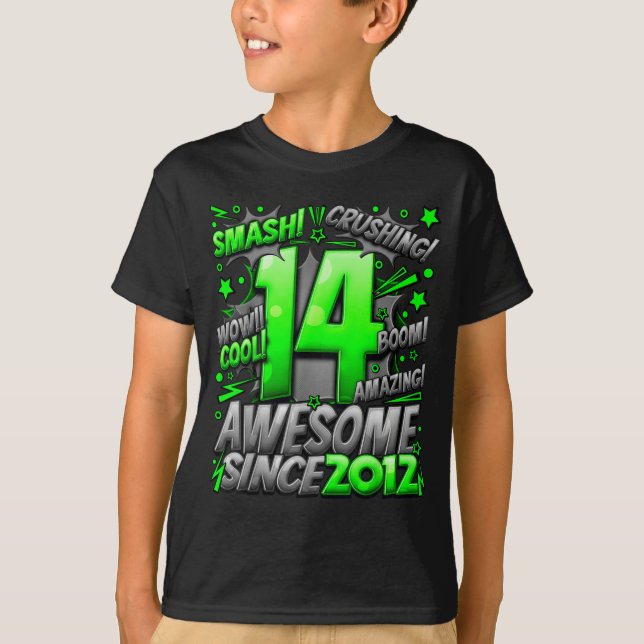Camiseta 14 Year Old For Boys 14th Birthday Boy 14 Year Old (Frente)